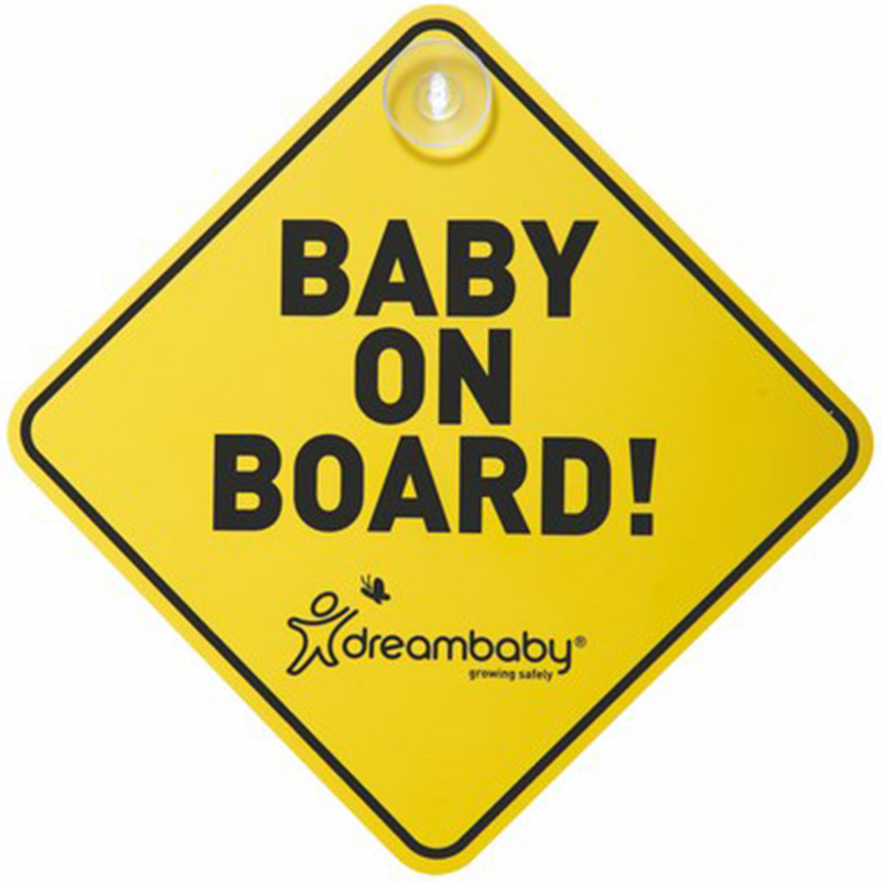 Dreambaby Σήμα Αυτοκινήτου Baby On Board Dreambaby 74717 Yellow