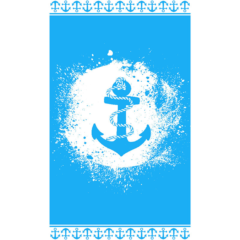 Πετσέτα Θαλάσσης Dimcol 07 Anchor Blue 80×160