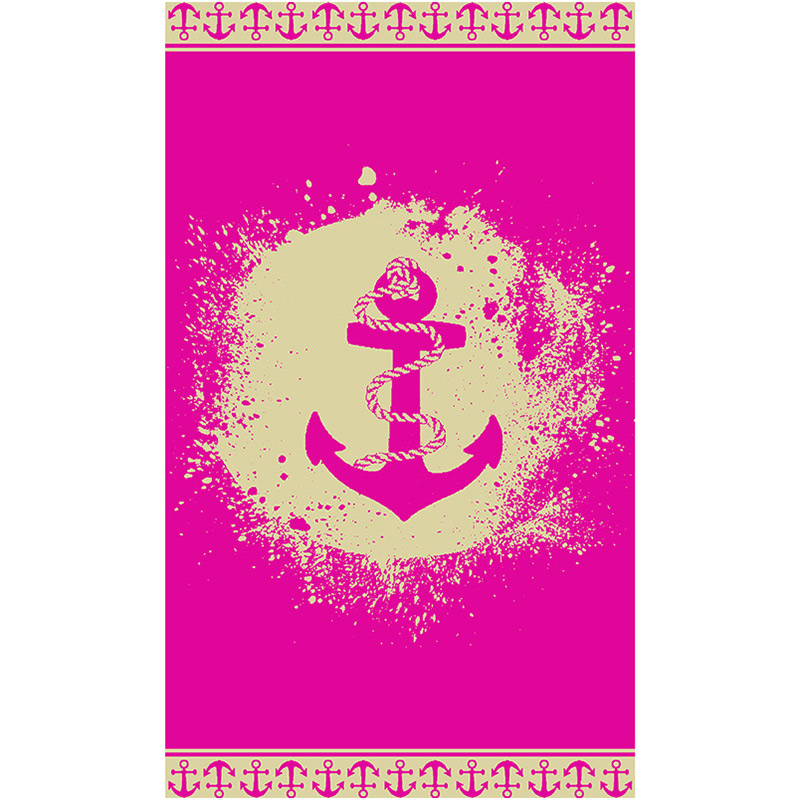 Πετσέτα Θαλάσσης Dimcol 08 Anchor Pink 80×160
