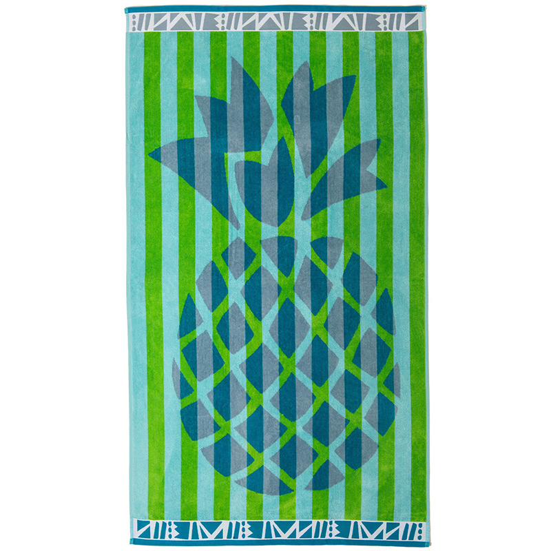 Πετσέτα Θαλάσσης Melinen Pineapple Green 86×160